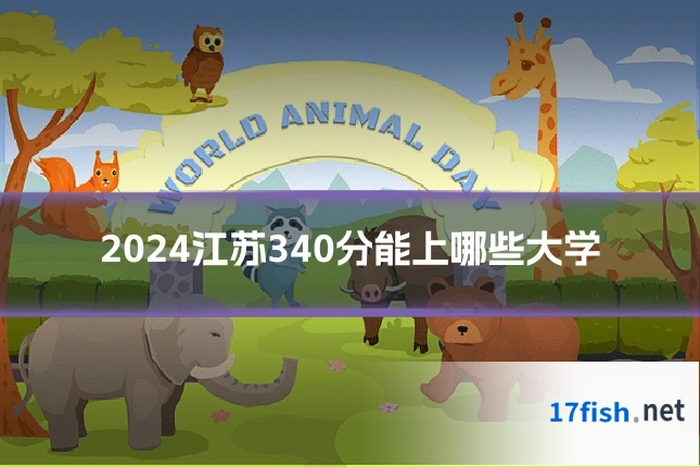 2024江苏340分能上哪些大学