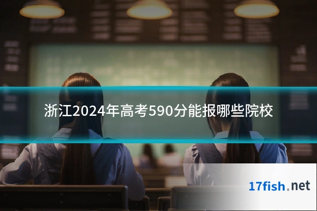浙江2024年高考590分能报哪些院校