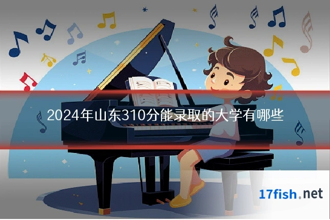 2024年山东310分能录取的大学有哪些