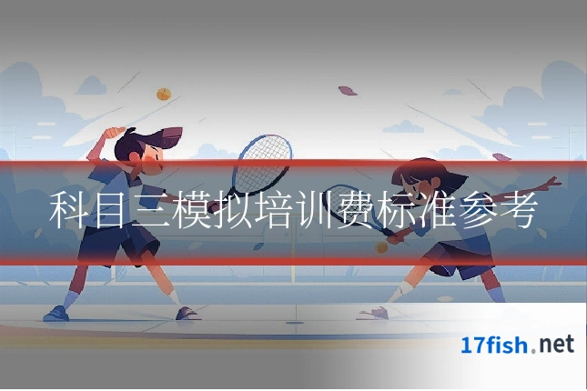 科目三模拟培训费标准参考