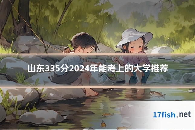 山东335分2024年能考上的大学推荐