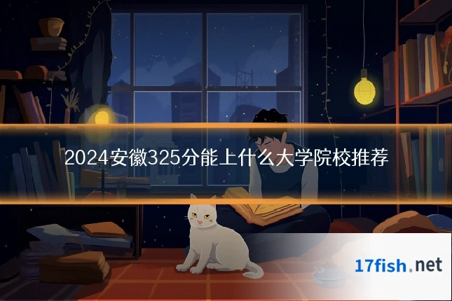 2024安徽325分能上什么大学院校推荐
