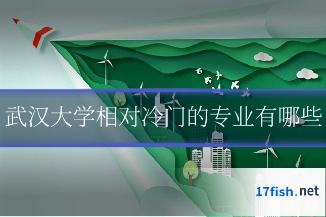 武汉大学相对冷门的专业有哪些