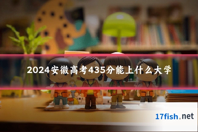 2024安徽高考435分能上什么大学