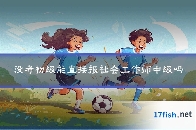 没考初级能直接报社会工作师中级吗