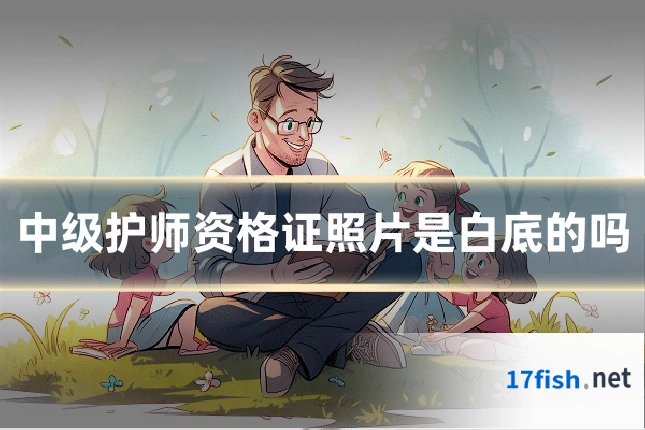 中级护师资格证照片是白底的吗