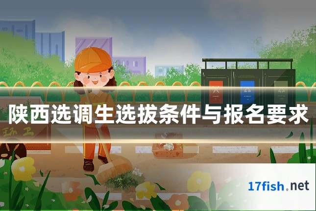 陕西选调生选拔条件与报名要求