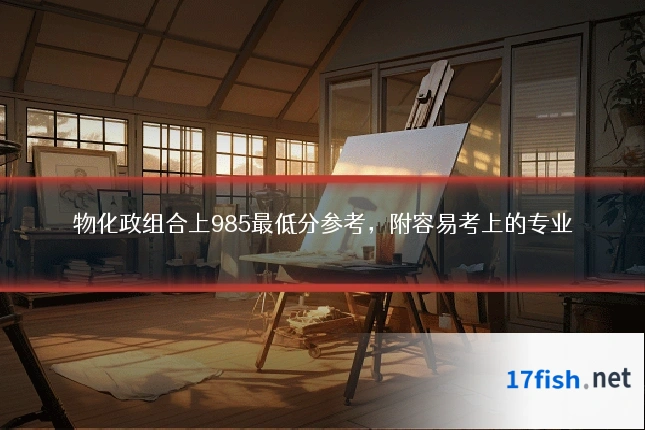 物化政组合上985最低分参考，附容易考上的专业