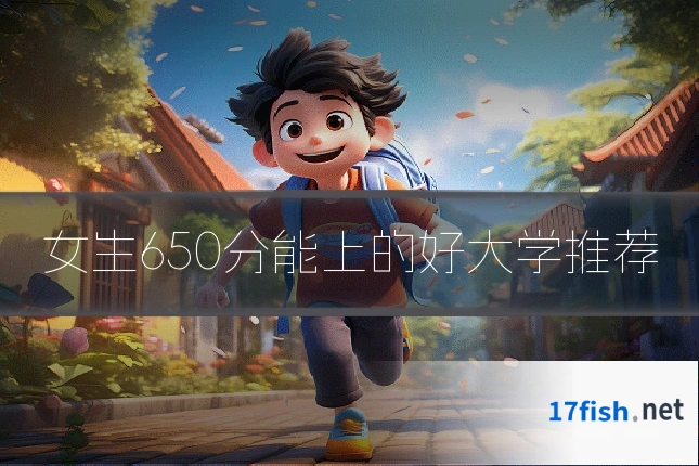 女生650分能上的好大学推荐