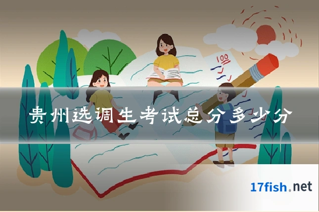 贵州选调生考试总分多少分