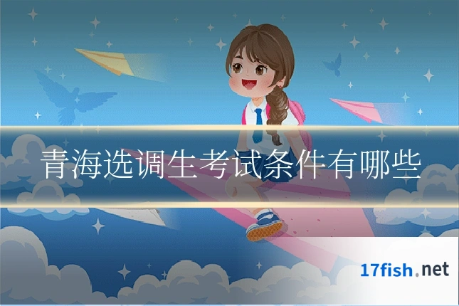青海选调生考试条件有哪些