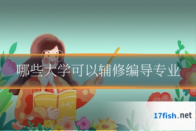 哪些大学可以辅修编导专业