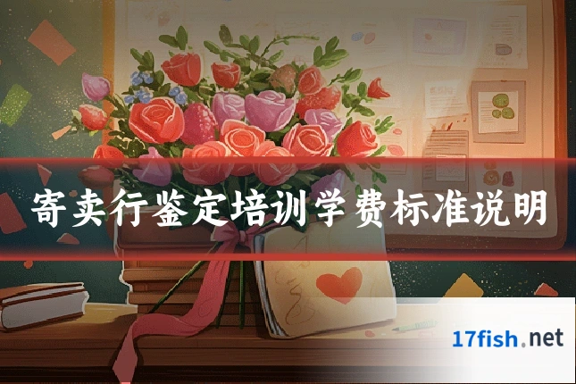 寄卖行鉴定培训学费标准说明