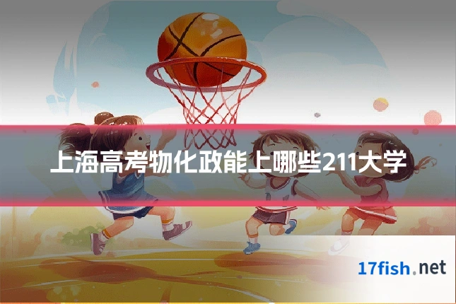 上海高考物化政能上哪些211大学