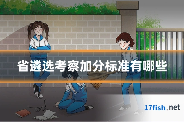省遴选考察加分标准有哪些