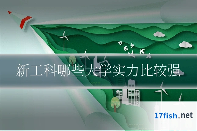 新工科哪些大学实力比较强