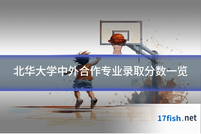 北华大学中外合作专业录取分数一览
