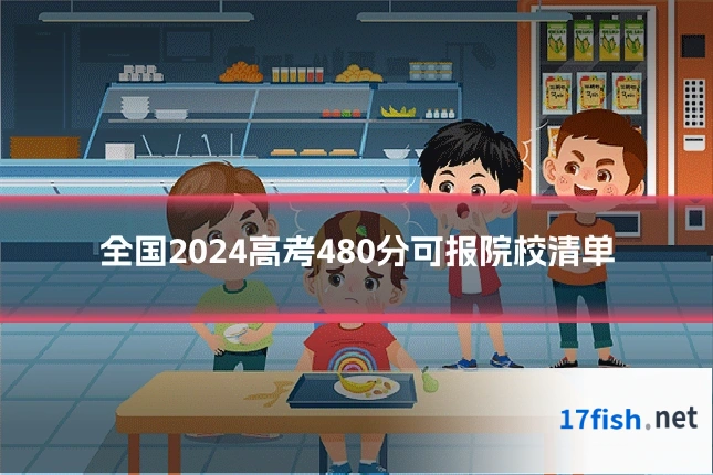 全国2024高考480分可报院校清单