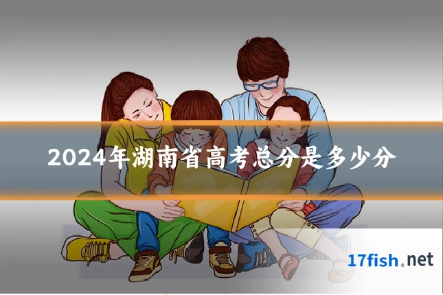 2024年湖南省高考总分是多少分