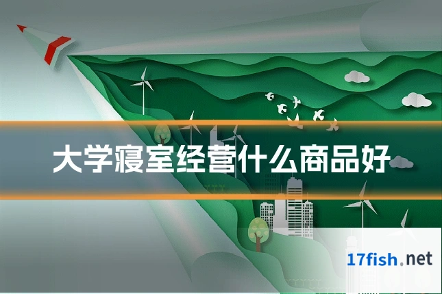 大学寝室经营什么商品好