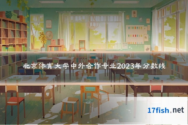 北京体育大学中外合作专业2023年分数线
