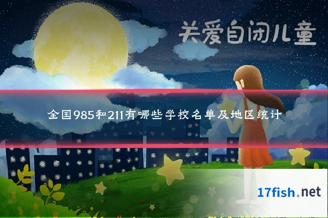 全国985和211有哪些学校名单及地区统计