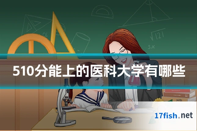 510分能上的医科大学有哪些