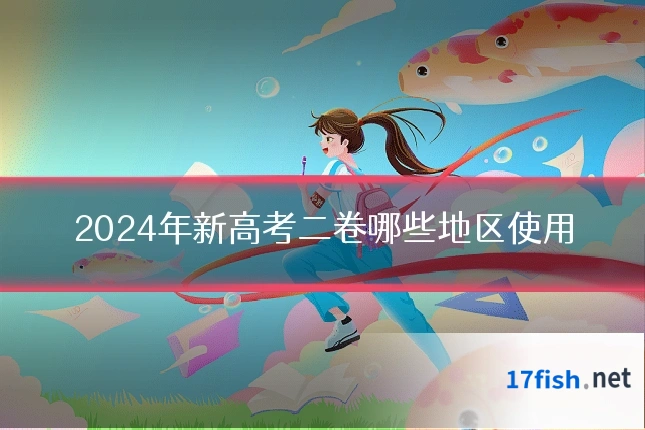2024年新高考二卷哪些地区使用