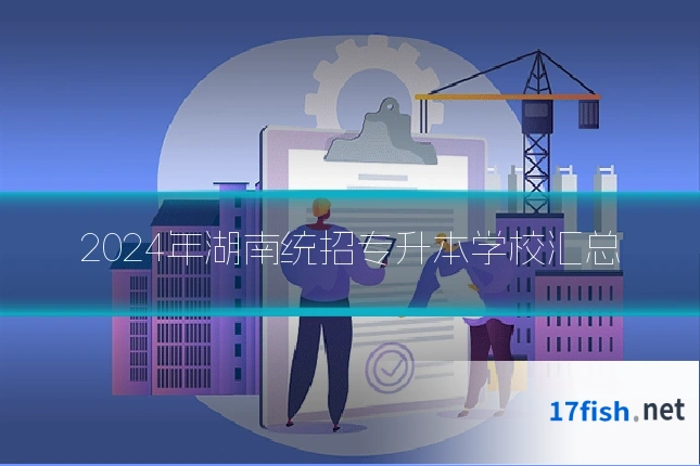 2024年湖南统招专升本学校汇总