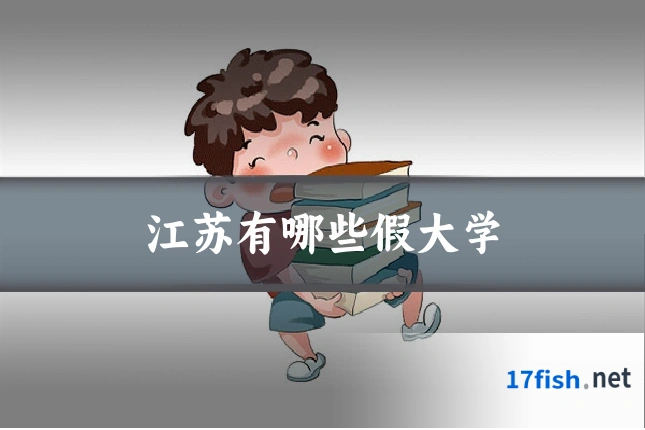 江苏有哪些假大学