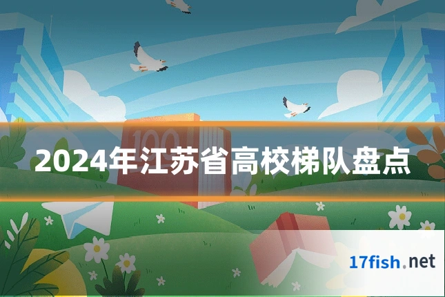 2024年江苏省高校梯队盘点