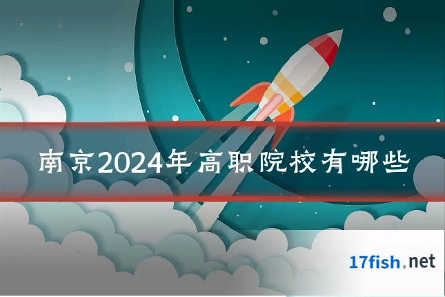 南京2024年高职院校有哪些
