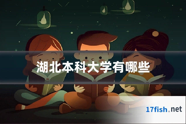 湖北本科大学有哪些
