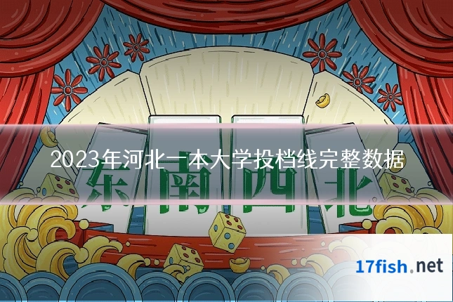 2023年河北一本大学投档线完整数据