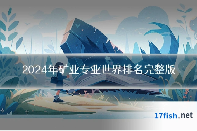 2024年矿业专业世界排名完整版