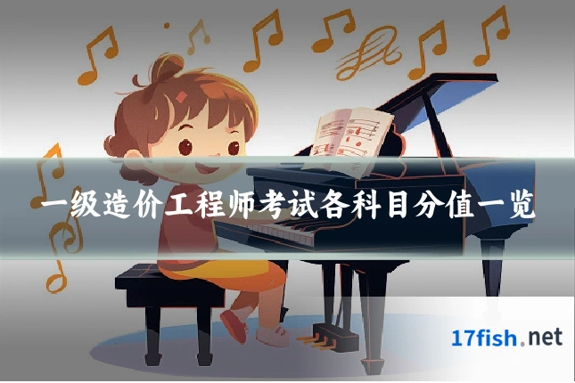 一级造价工程师考试各科目分值一览