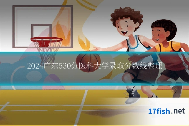 2024广东530分医科大学录取分数线整理