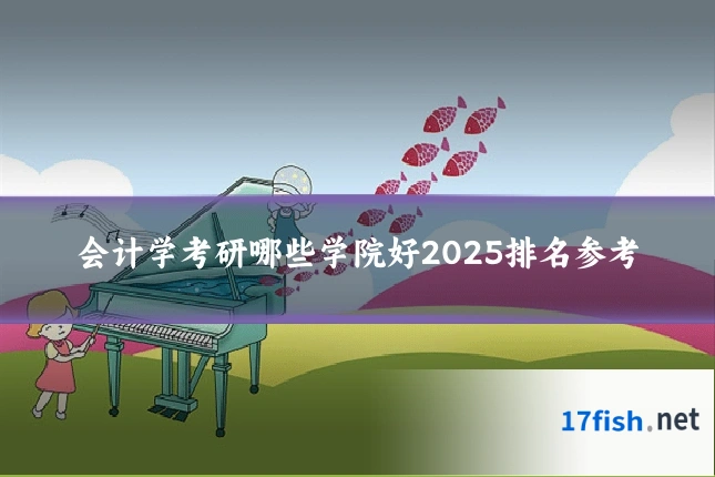 会计学考研哪些学院好2025排名参考