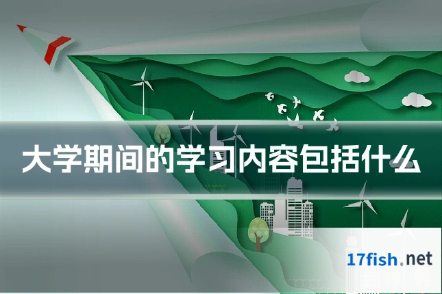大学期间的学习内容包括什么