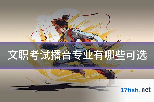 文职考试播音专业有哪些可选