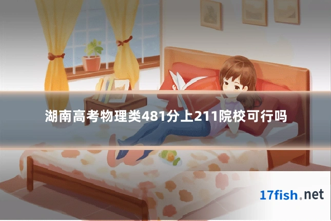 湖南高考物理类481分上211院校可行吗