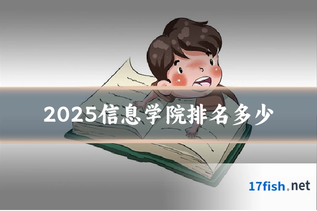 2025信息学院排名多少