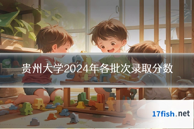 贵州大学2024年各批次录取分数