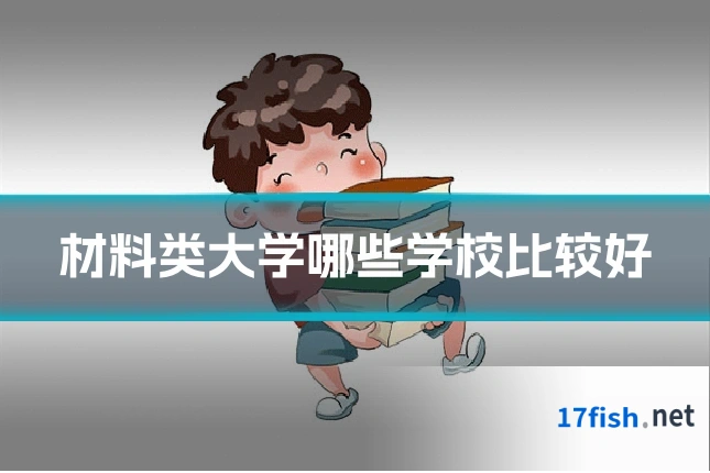 材料类大学哪些学校比较好