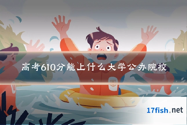 高考610分能上什么大学公办院校