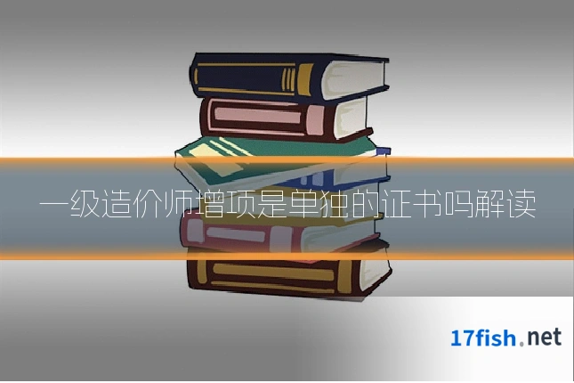 一级造价师增项是单独的证书吗解读