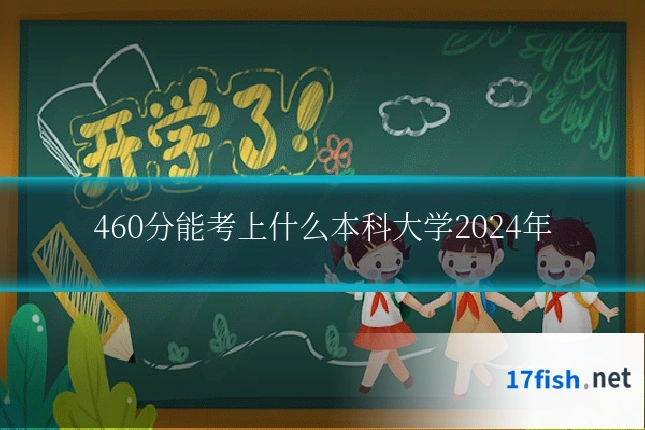 460分能考上什么本科大学2024年