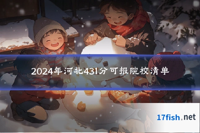 2024年河北431分可报院校清单
