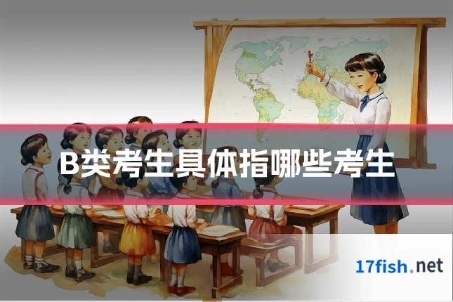 B类考生具体指哪些考生