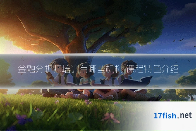 金融分析师培训有哪些机构 课程特色介绍